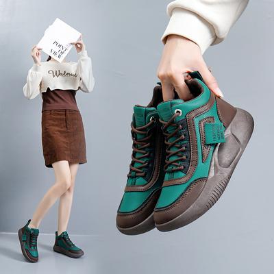 Осенние новые дышащие белые туфли в корейском стиле, студентки, универсальные повседневные спортивные туфли для скейтбординга, женская обувь Xw698