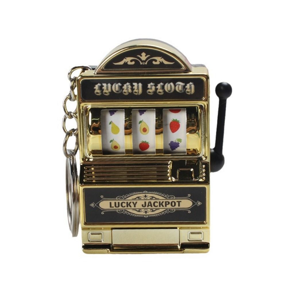 Мини-брелки Lucky Jackpot, забавный брелок для игрового автомата с фруктами, брелоки для игровых автоматов, забавные игрушки