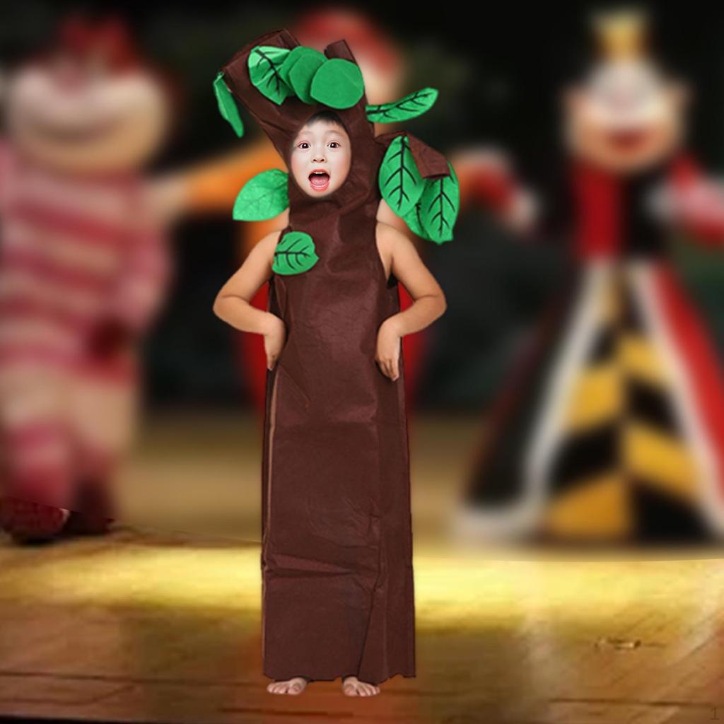 Костюм дерева для косплея, детская одежда, наряд для показа мод, для тематической вечеринки