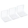 PATIKIL 58mm Lens Filter Case Set of 3 Camera Filter Case Portable Lens Filter Box Waterproof Dustproof Plastic Photo Filter Storage