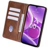 Кожаный чехол-книжка Nokia G60 5G с держателем для карт
