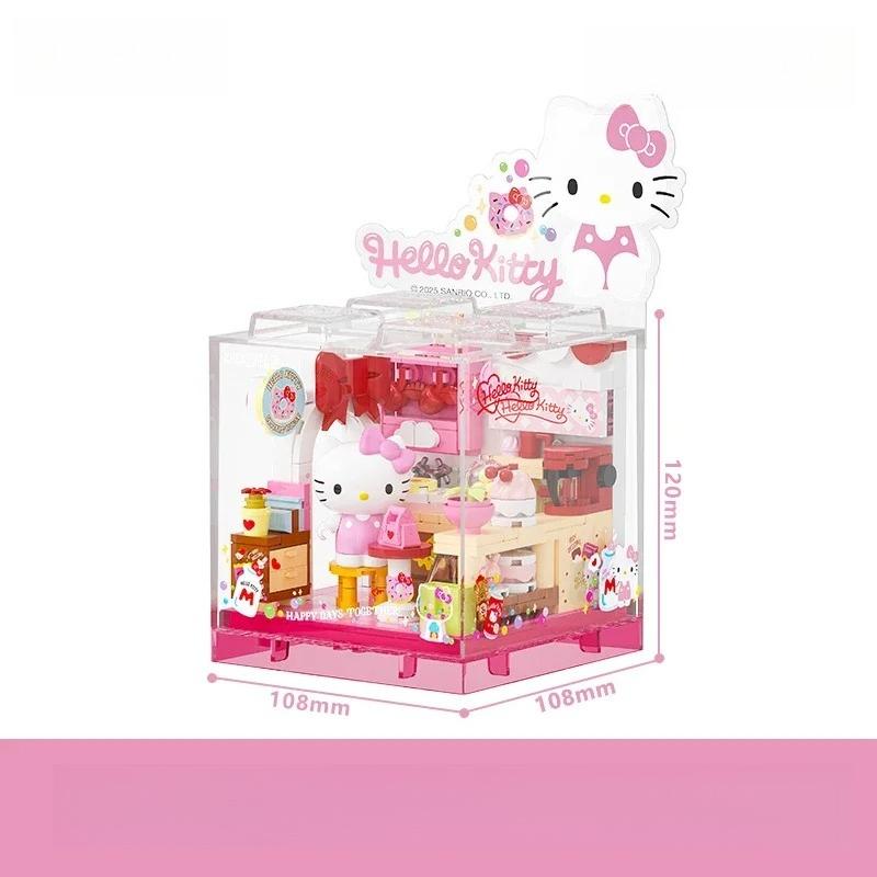 Cute Cartoon Building Blocks, DIY Puzzle Assembly Toy, Creative Desktop Ornament Gift