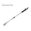 Shoe Horn Handle Stretchable Portable Stainless Steel Shoe Spoon Tongue Travel Shoe Helper Stick
