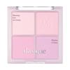 Official" Daisyik Blending Mood Cheek Blending Mood Cheek/Blusher Palette/4 Color Blusher/Yebe/Bruv?e/Warm Tone & Cool Tone/Cheek Palette (02 Cool Ble