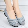 Summer Hollow Flats Women Fashion Comfortable Cloth Flat Shoes Lady Loafers Shoes