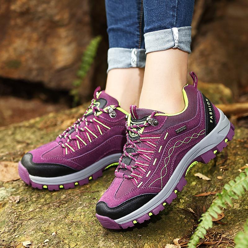 Outdoor Hiking Shoes Women Shoes Anti-slip Wear-resistant Short Boots Women Low-top Comfortable Breathable Casual Shoes Women