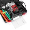 220V Electric Demolition Jack Hammer Rotary Jackhammer Electric Concrete Drill + 4 Chisels 5200BPM 1850W