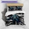 3pcs Duvet Cover Set (1*Duvet Cover + 2*Pillowcase, Without Core),Batman Print Bedding Set, Bedroom Decor, All‑Season, Birthday Gift