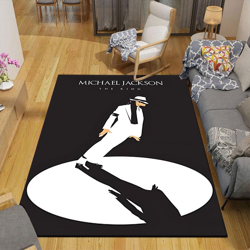 1Pc Michael Jackson Dance Rug, Office Carpet Indoor Outdoor Doormat, Non-Slip, Comfortable, Living, Christmas Halloween, Xmas Gift N1465