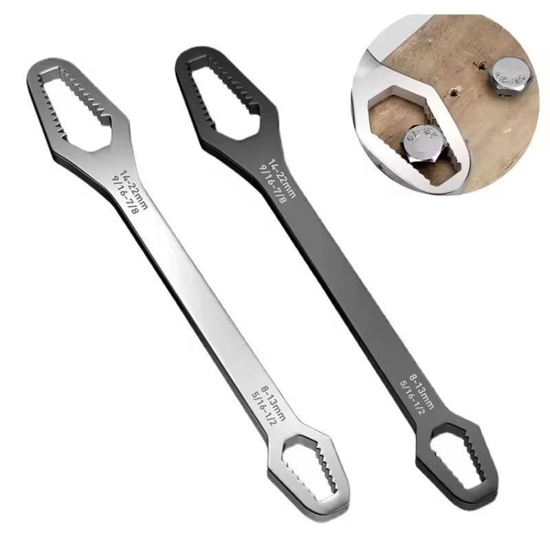Universal Torx Wrench 3-17mm Thickness Self Tightening Adjustable Wrench Board Double Head Torx Spanner Hand Tools
