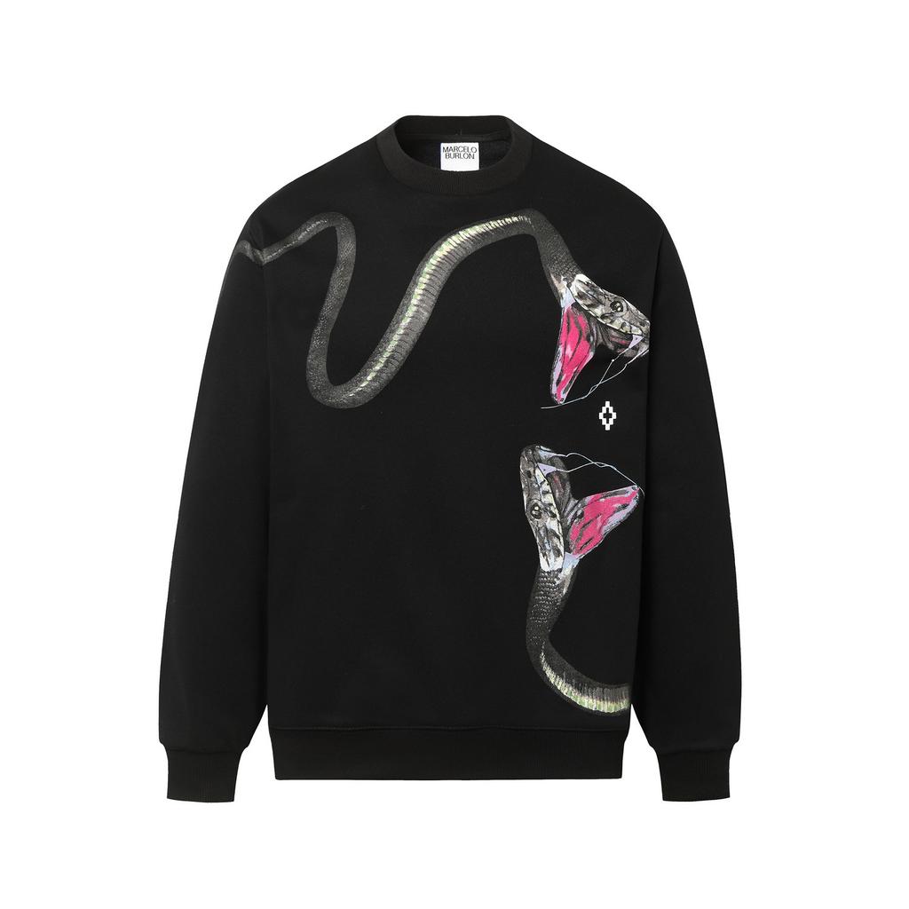 MB Color Feather Phantom Wings Свитер Marcelo Tide Brand Год Молнии Змеи Парная Толстовка