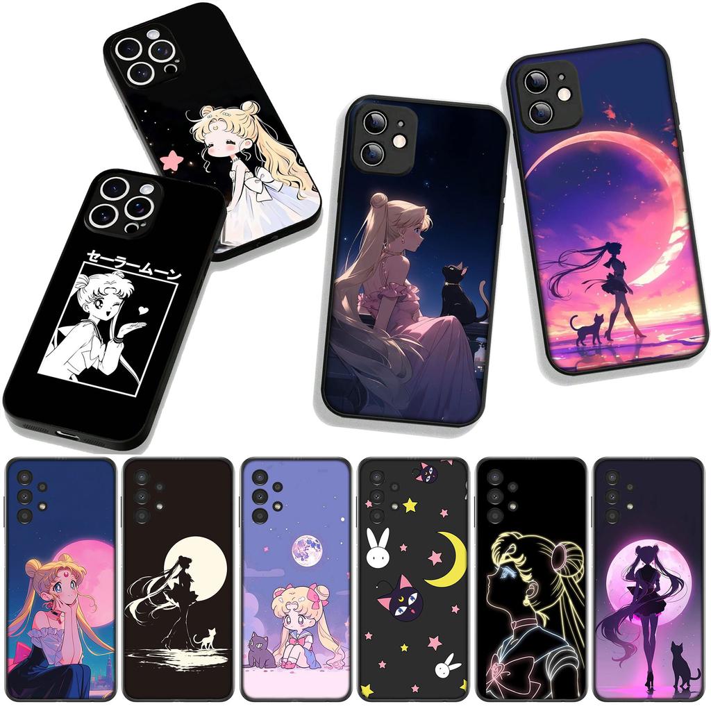 Чехол для телефона S-Sailors Kawaii Moons для Xiaomi Redmi Note 14 12 13 ProPlus A4 A3 Pro Plus 12C 13C 14C 5G