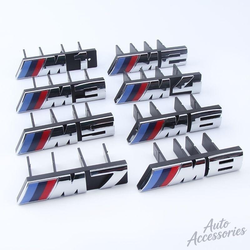 3D ABS M Sport Car Styling Front Grille Emblem Badge Modification Accessories for BMW M E46 E36 E60 E90 F30 G20 X5 1 X2 X3 M3 M6 AS4