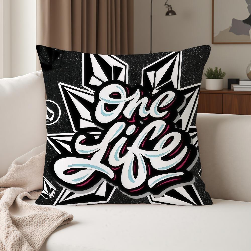 Fashion VVolcom Cool Pillow Case Suitable For Bedrooms Living Rooms Cars Home Decoration