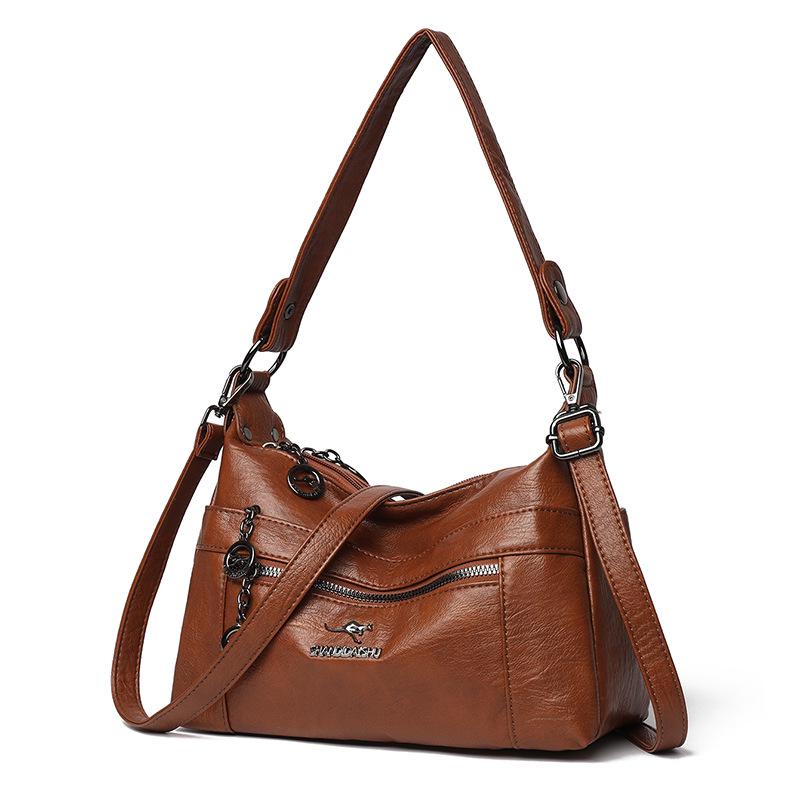 Kangaroo 2025 Ретро Универсальная женская сумка через плечо для повседневной носки