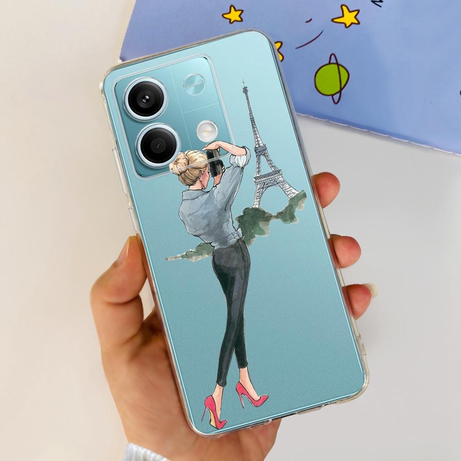 For Xiaomi Redmi Note 13 4G Case Redmi Note 13 Pro 4G Global Cute Soft Silicone TPU Slim Cover For Redmi Note13 13Pro 4G