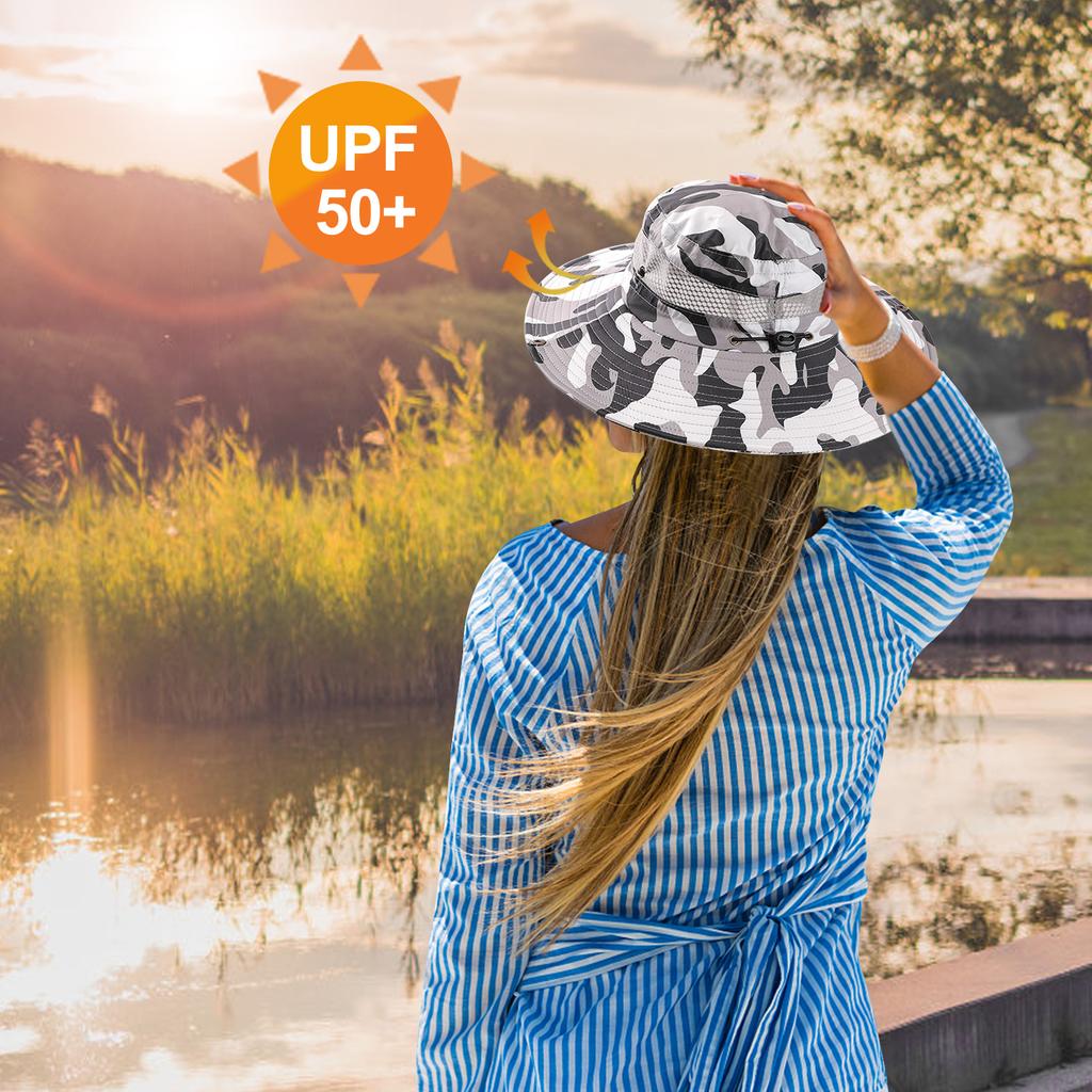 Солнцезащитная шапка Быстросохнущая шляпа с защитой от солнца UPF50 + для мужчин и женщин Кепка для пешего туризма, рыбалки, садоводства, сафари