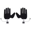 2Pcs Electric Heating Gloves Pads 5 Finger Glove Heating Sheet with 3 Adjuatable Gears for Skiing Cycling