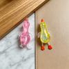 Transparent Glitter Duck Squeeze Toy, Mini Duck Anxiety Relief Sensory Toy, Slow Rising Animal Shape Stress Toy