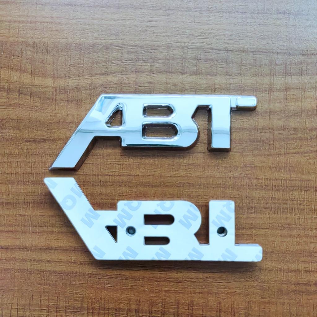 3D Металлический Логотип Значок ABT Наклейка на Багажник Автомобиля Для T6 S5 RS7 C8 Q8 RS6 SQ5 Q5 Q7 RS4 A3 8V A6 ABT Наклейка Аксессуары
