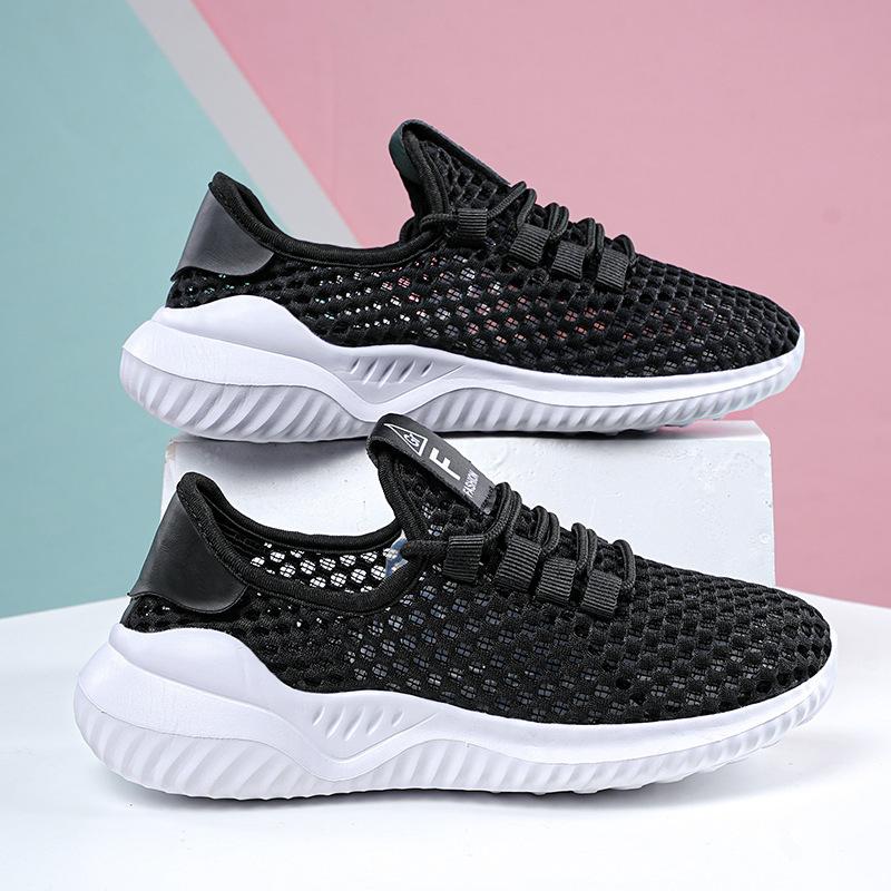 Женская обувь большого размера, большая сетка, дышащая, легкая, на мягкой подошве, спортивная, для бега, женская, повседневная, нескользящая, для путешествий