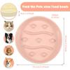 2 шт. Миска для медленного кормления для кошек и собак, керамическая миска для корма для домашних животных, кошачья миска с нескользящим дном для котят, щенков, принадлежности для кормления и поения домашних животных