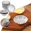 10/20pcs Cake Egg Tart Aluminum Mold Egg Tart Reusable Cake Mold Chrysanthemum Egg Tatto Baking Tool Kitchen Supplies