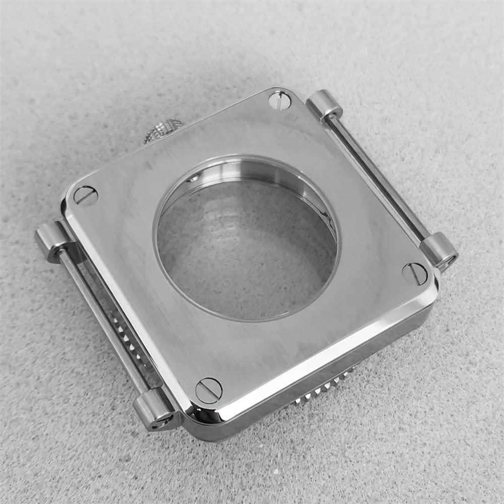 Комплект стальных часов для часов с сапфировым стеклом, аксессуары для часов NH35/NH36/4R/7S, износостойкие