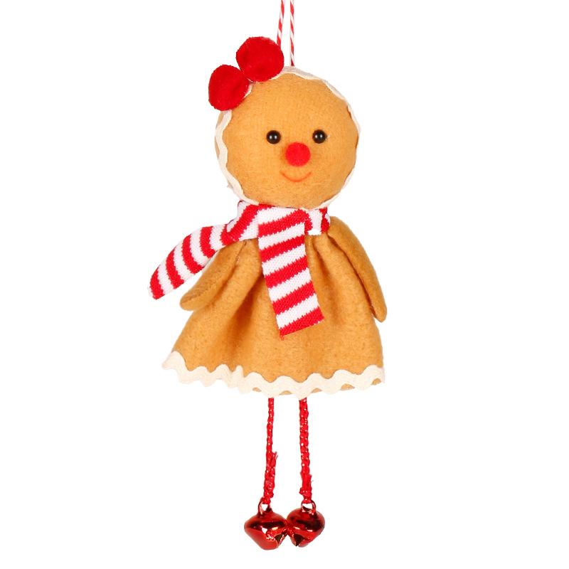 Gingerbread Man Ornament For Christmas Tree Gingerbread Figurine Ornament For Christmas Tree Hanging Decorations