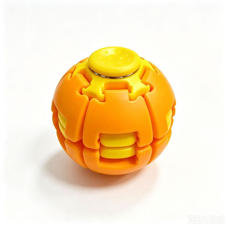 Новый 3D шестеренка Фиджет Сквиши Мяч Двойное нажатие Вращение Пальцевой спиннер Карманный Портативный Снятие стресса Офис Взрослый Игрушка от тревоги