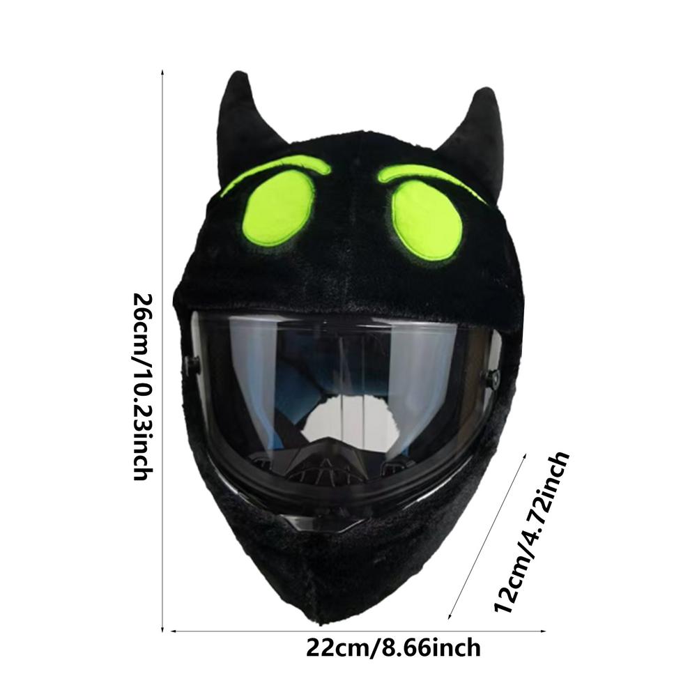 Чехол для мотоциклетного шлема, забавный мультяшный плюшевый шлем, защитный шлем, полнолицевой чехол, кровавые шлемы с кроликами, реквизит для вечеринки на Хэллоуин