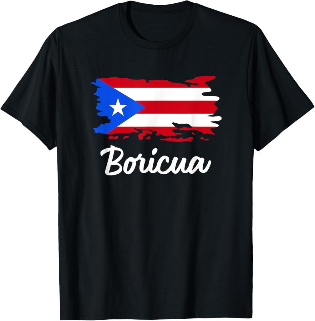 Puerto Rico Boricua Vintage Puerto Rican Flag T-Shirt