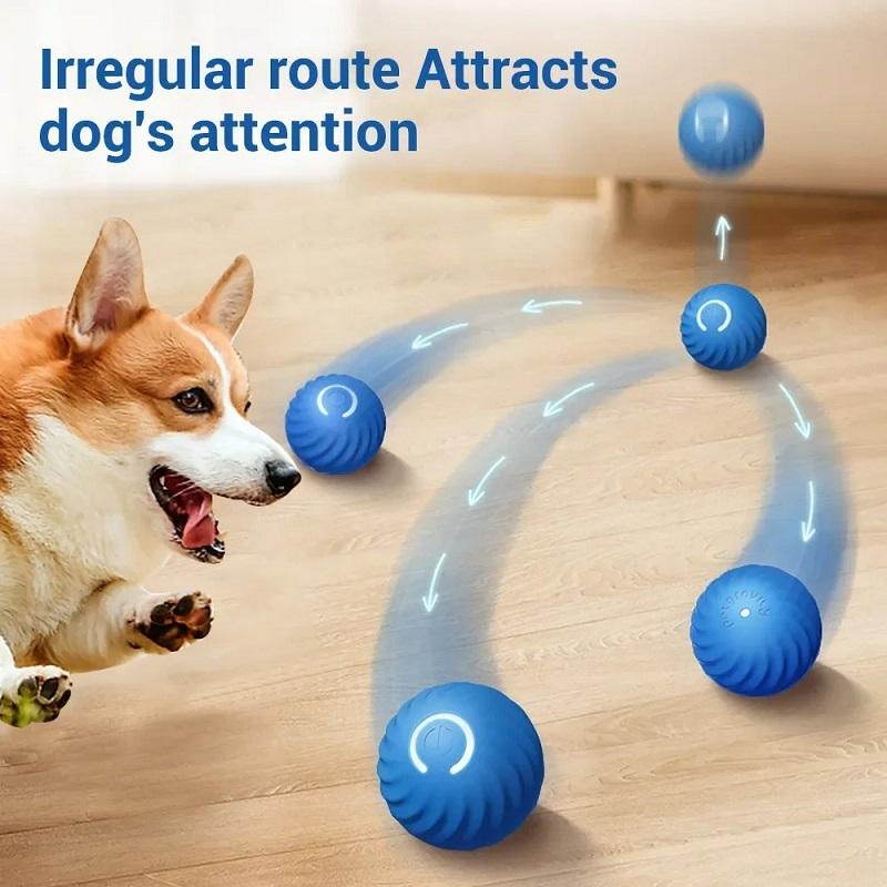 Smart Dog Toy Ball Electronic Interactive Pet Toy For Puppy Dogs Pet Entertainment