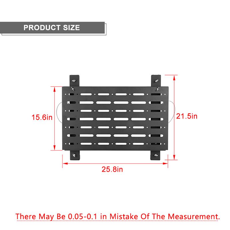 Car Rear Window Glass Armor Fences Vent Protective Foldable Table Frames For Suzuki Jimny 2019 UP( Aluminum Alloy )