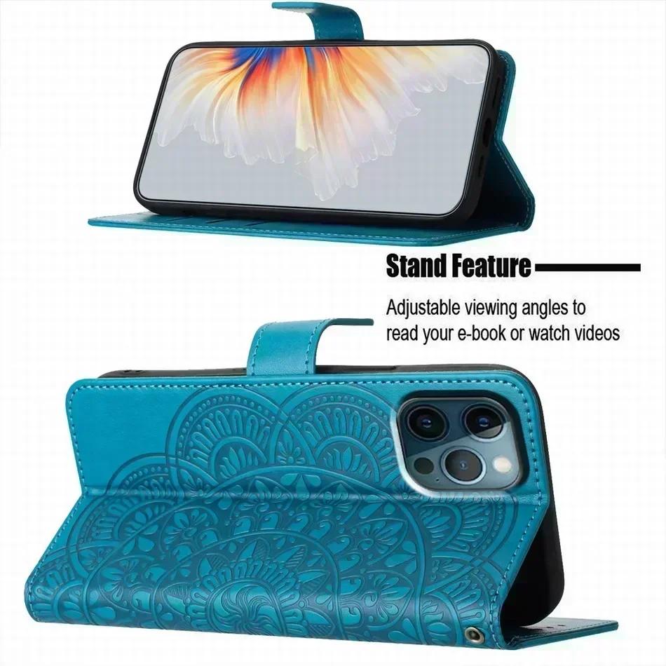 Милый чехол-цветок для Huawei Enjoy 8 P Smart 2021 2020 Z Y5 Y6S Y6 2018 Y7 2019 Y7A Y5P Y6P Кошелек с отделениями для карт Защитная крышка