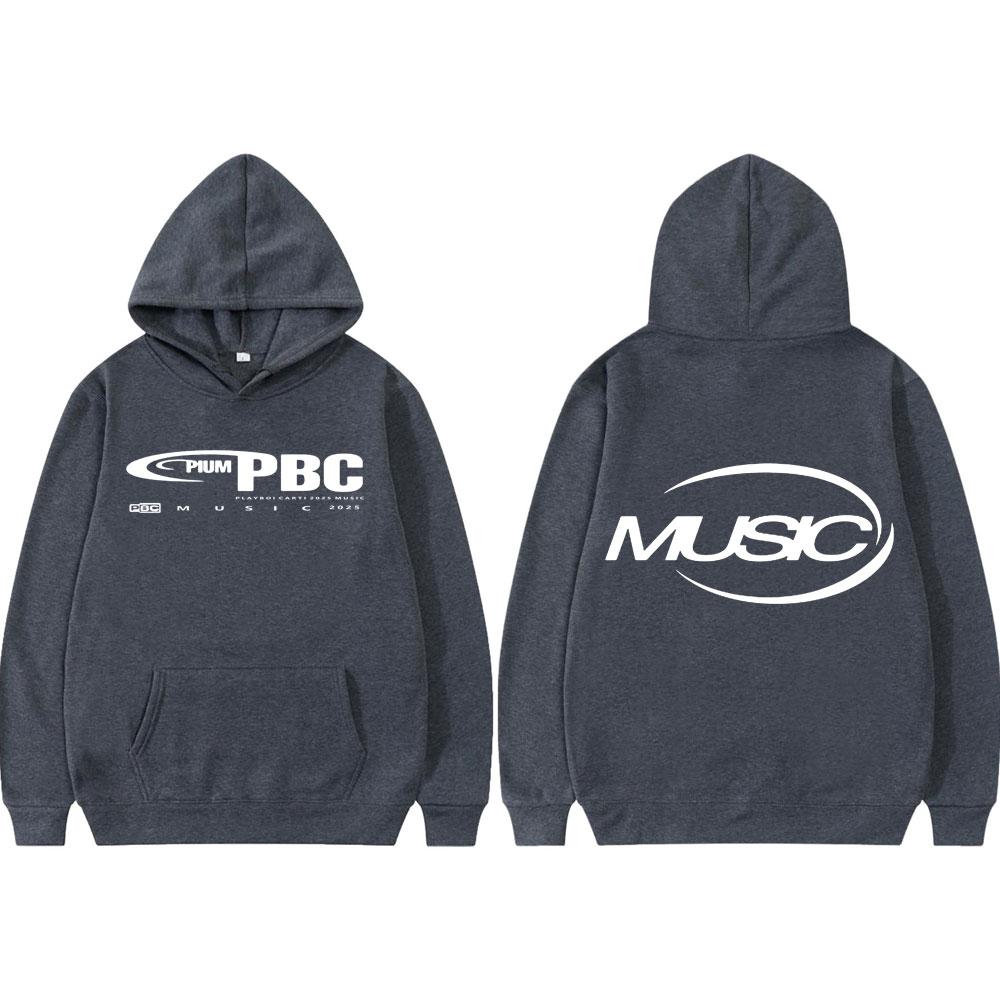 Рэпер Playboi Carti Я Музыка Мерч Худи Мужской Женский Хип-Хоп Винтажные Толстовки с Капюшоном Мода Повседневные Оверсайз Пуловеры