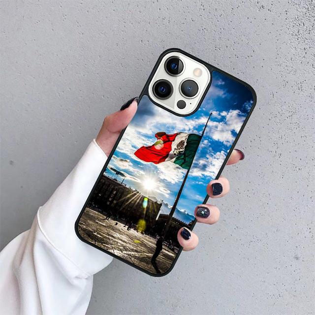 Винтажный Мексика Мексиканский Флаг Ракушка Для iPhone 17 Air 15 16 14 13 12 Pro Max 11 Pro Max Plus Чехол для Телефона