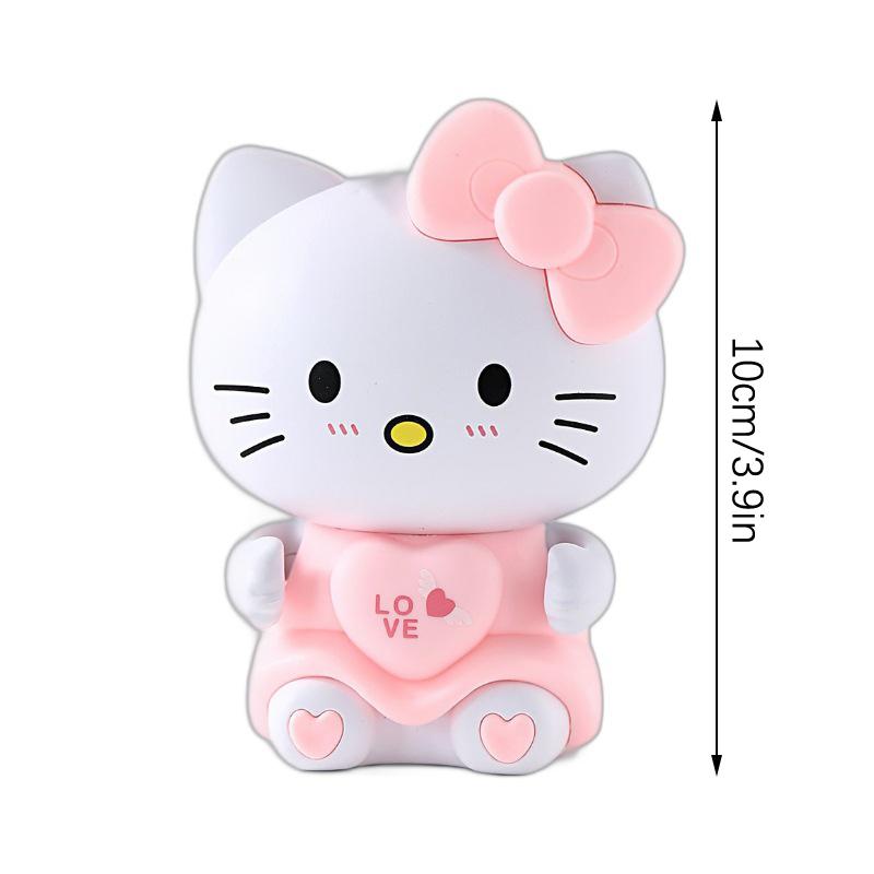Hello Kitty Heart Talking I Love You Led Glowing Toy Kawaii Night Light Sanrio Animation Toys Valentine'S Day