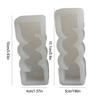 2pack/lot S-Shaped Geometric Lines Candle Mold Unique And Beautiful Candles Arch Silicone Mold
