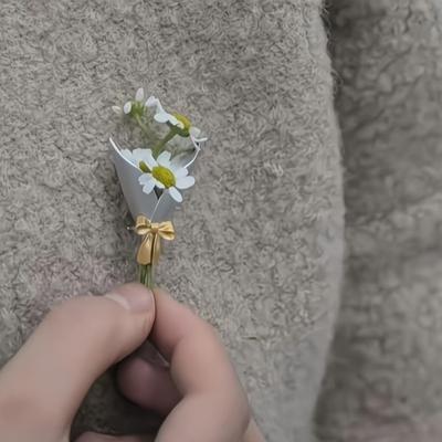 1 шт. Можно сделать своими руками брошь-цветочная композиция литературная и свежая ваза аксессуары для груди уникальная холодный бант булавка пуговица