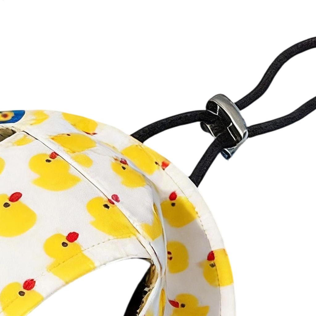 Dog Sun Hat Adjustable Dog Hat Cute Print Caps Pet Sun UV Protection Hat for Walking Outdoor Activities hats for Dogs Cats