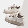 Platform Dad Shoes Women's New Spring Leather Breathable Soft Bottom Casual Sneaker