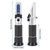 Handheld Refractometer: 0-40% Brix, 0-25% Alcohol for Fruit Wine Concentration Detection