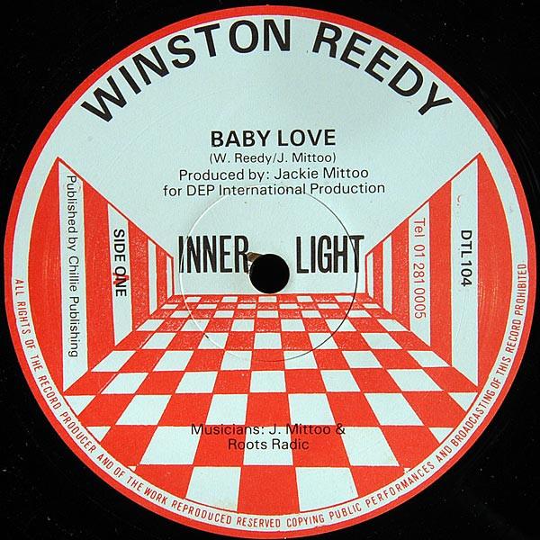 12-дюймовая пластинка WINSTON REEDY / JACKIE MITTOO - Baby Love / Instant Buzz DTL104 Inner Light UK Регги, Ска и Даб Б/У