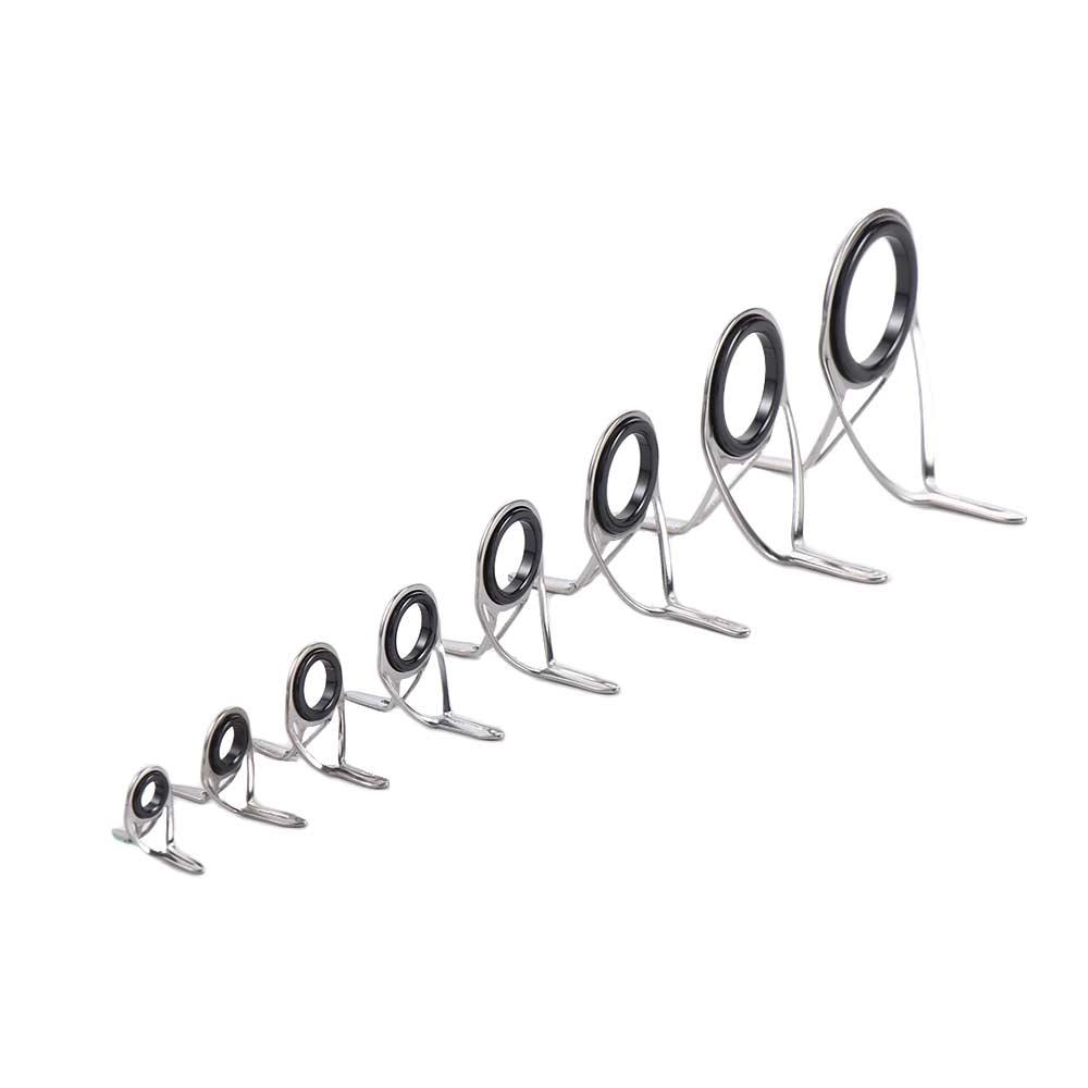 Eye Guides Line Repair Kit Eye Rings Circle Ring Stainless Steel Fishing Rod Guides Tips