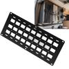 810 X 340 X 2mm Truck Bed Molle Panel Multifunction with Fixing Base Stud L Rail Storage Panel Organizer Aluminum Alloy
