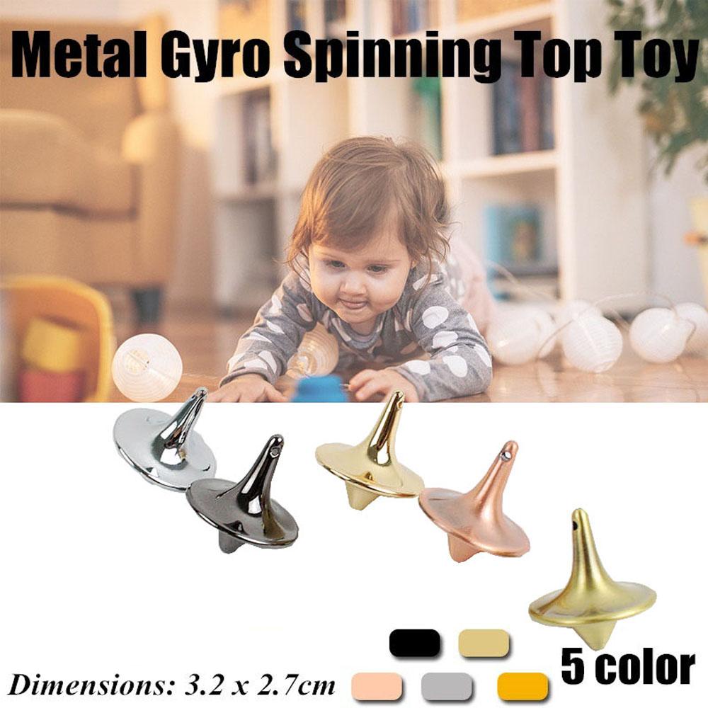 Decor Creative Gift Magic No Resistance Mini Gyro Gyroscope Toys Spinning Top
