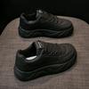 Fashion Women Fashion Platform Sneakers PU Leather Lace Up Running Shoes Woman Thick Soled Comfortable Sports Shoes Casual Board Shoe