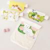Набор из 2 мягких и впитывающих детских полотенец для пота, влагоотводящие детские полотенца, красочные и прочные хлопковые носовые платки, подарок