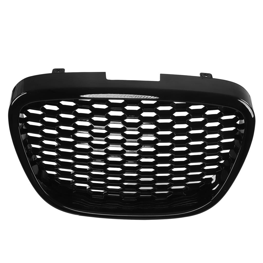 Front Grille 1133007 Glossy Black Heatproof Bumper Mesh Grill Replacement for Seat Leon Altea Toledo
